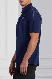 Comfort Fit Fineline Polo Navy